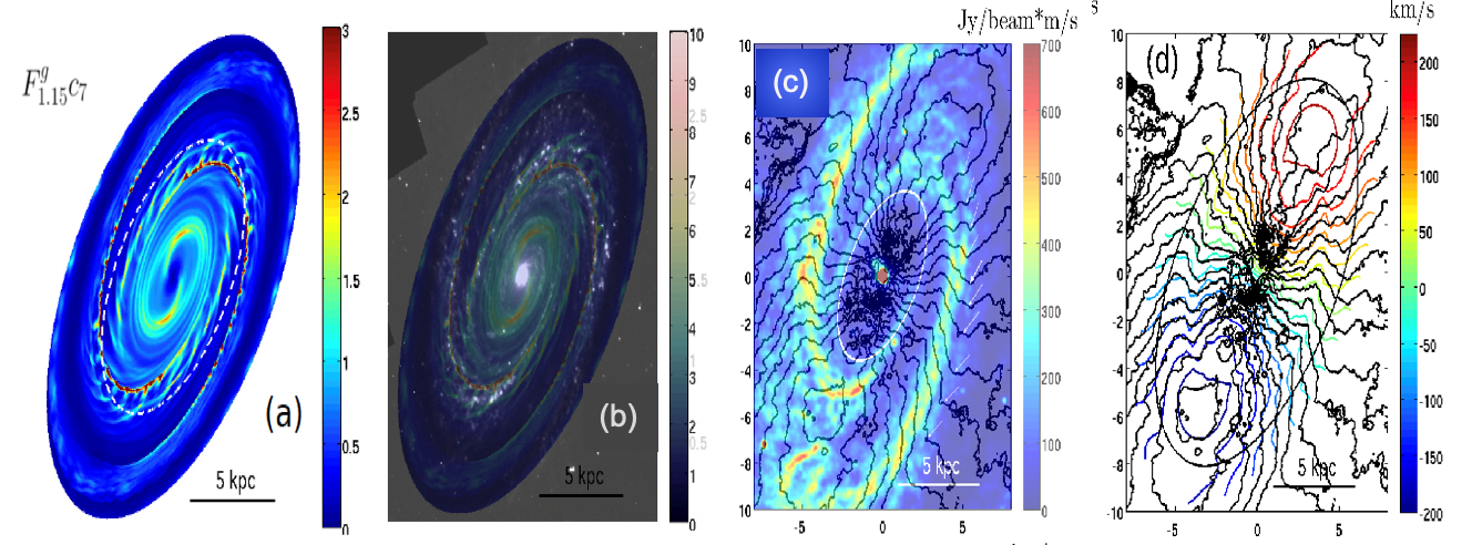 Simulation results of M81